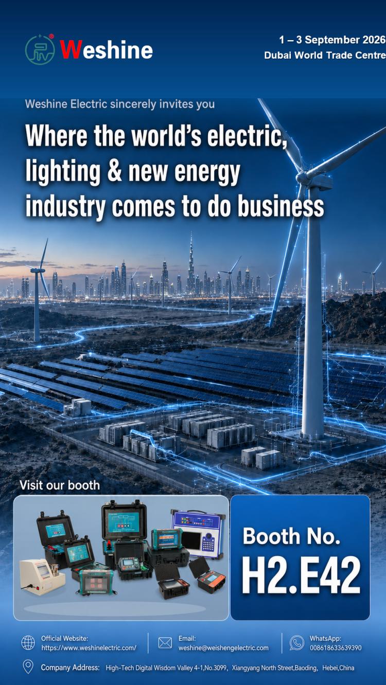 Weshine Electric ќе изложува на Middle East Energy 2026 во Дубаи